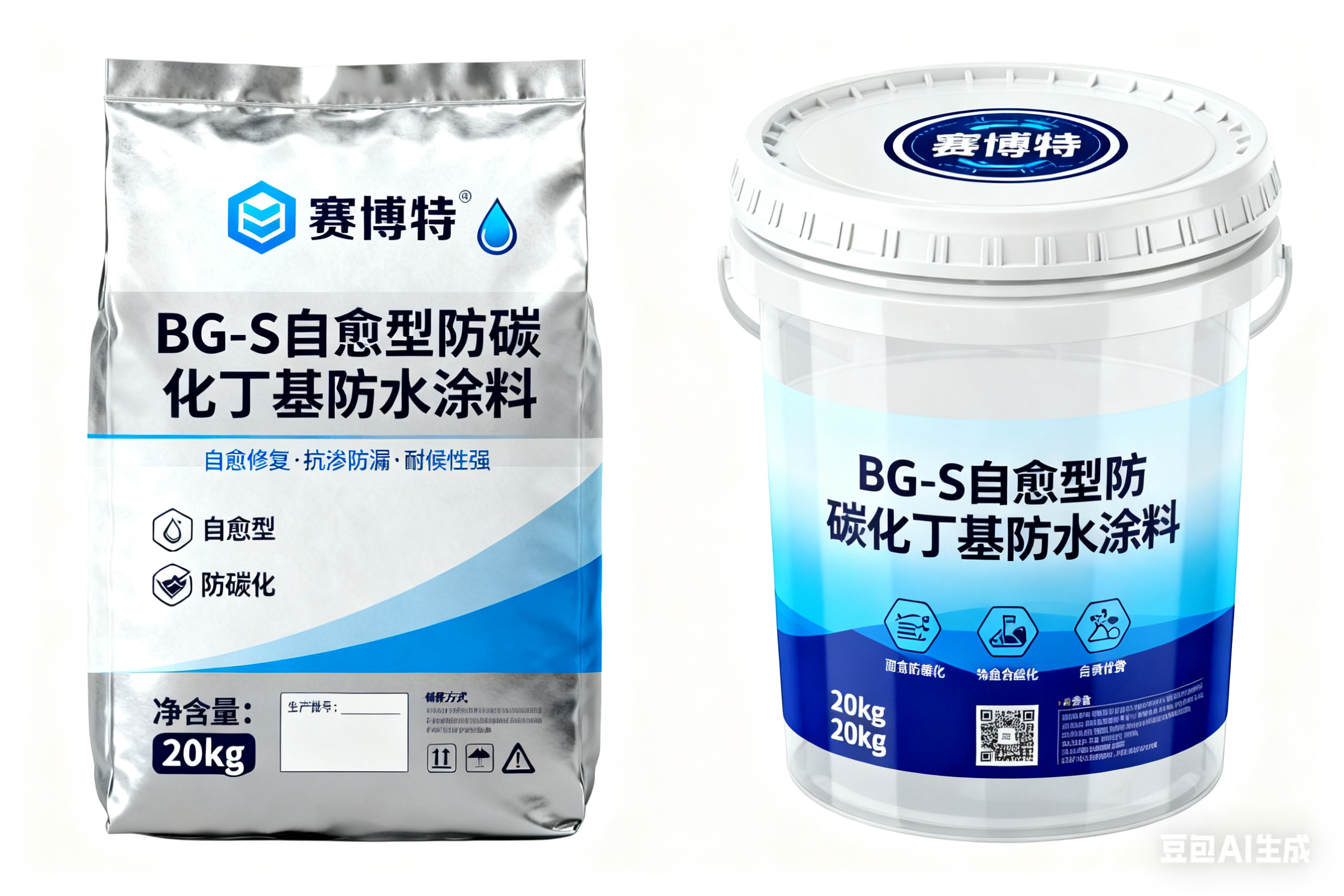 BG-S 自愈型防碳化丁基防水涂料